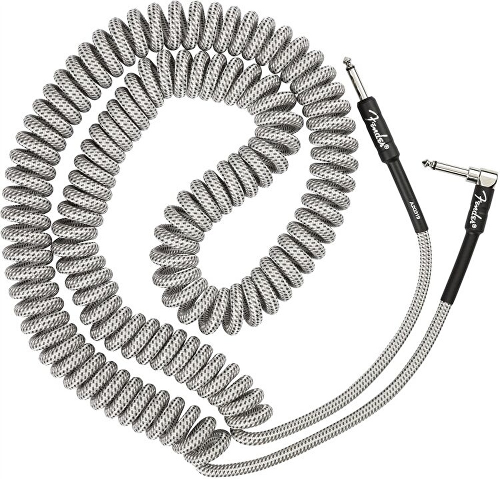 Fender Professional 9 Metre White Tweed Coil Enstrüman Kablosu
