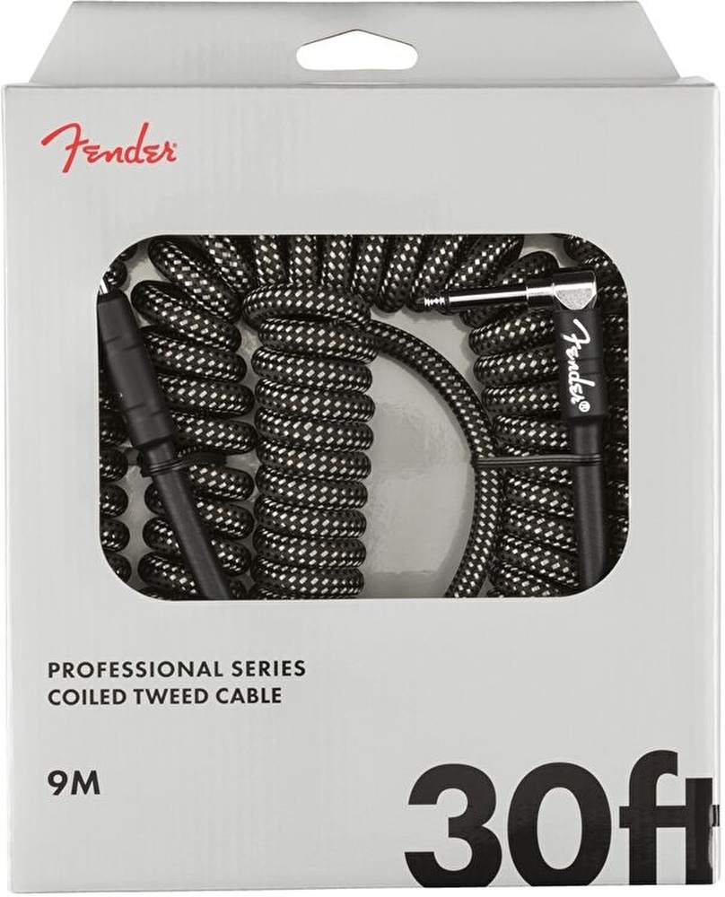 Fender Professional Coil Cable 30″ Gray Tweed