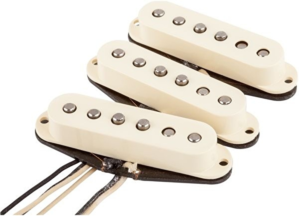 Fender Vintage '57/'62 Stratocaster Pickups Aged White Set of 3 Manyetik Seti