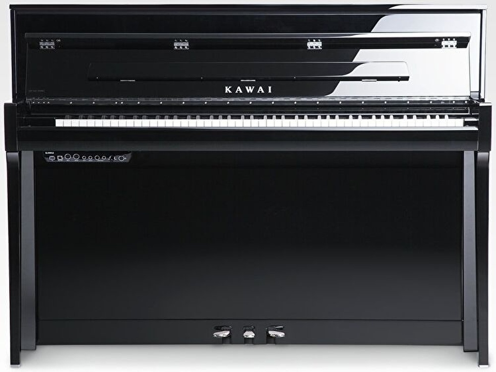 KAWAI NV5S Hibrit Siyah Dijital Duvar Piyanosu