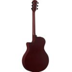Yamaha APX600 Thinline Cutaway Elektro Akustik Gitar (Smokey Black)