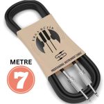 Erga Müzik Gitar Jack Kablosu 7M – Elektro Akustik Bas Bağlama Keman Kemençe Amfi & Mixer Uyumlu Jack Kablosu…