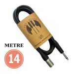 ERGA MÜZİK 14M STÜDYO CONDENSER MİKROFON KABLOSU XLR ERKEK / JACK KONNECTOR JAK KABLOSU