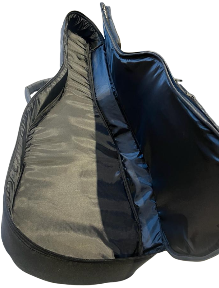 ERGA MÜZİK - KLASİK GİTAR KILIFI - ÇANTASI - SİYAH BEYAZ KARELİ PROFESYONEL GİGBAG - SOFT CASE - SU GEÇİRMEZ