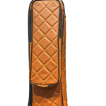 KAHVERENGİ PROFESYONEL GİGBAG KLASİK GİTAR KILIFI-ÇANTASI-KAHVERENGİ KAPİTONELİ SUNİ DERİ