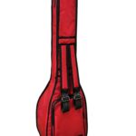 Bağlama Çantası 1900 Denye Kırmızı Su Geçirmez Pedli Soft Case Kısa Sap Saz Kılıfı