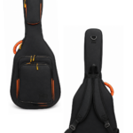 PROFESYONEL GİGBAG KALIN KLASİK GİTAR KILIFI-ÇANTASI - SİYAH - TURUNCU1900 DENYE LÜX KUMAŞ - %100 SU GEÇİRMEZ