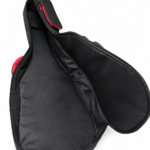 PROFESYONEL GİGBAG KALIN KLASİK GİTAR KILIFI-ÇANTASI - SİYAH - KIRMIZI 1900 DENYE LÜX KUMAŞ - %100 SU GEÇİRMEZ